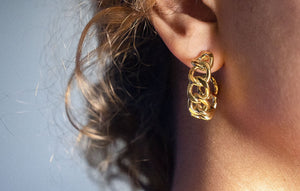 Lena Link Chain Earrings