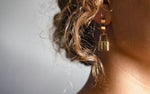 Load image into Gallery viewer, Zyva Dangle Lock Earrings
