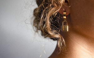 Zyva Dangle Lock Earrings