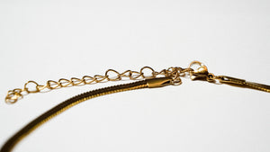 Xya Flat Snake Necklace